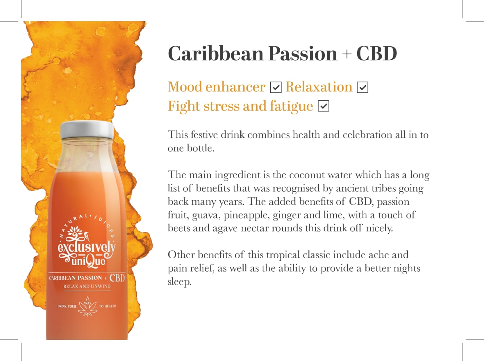 Caribbean Passion + CBD